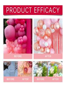 DOWMOO Agent éclaircissant pour ballons, agent antioxydant pour décoration de latex, agent protecteur éclaircissant pour mariage, agent de polissage pour célébration, finition mate anti-buée verrouillant la couleur jusqu'à un fini miroir, mise à niveau instantanée d'un lieu de fête haut de gamme