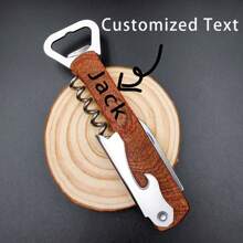 5pcs/10pcs/20pcs/30pcs Customized Magnetic Wooden Round Bottle Opener, Wedding Gift, Guest Favors, DIY Text, Name, Blessing, Bottle Opener, Suitable For Wedding, Party, Bar, Gift For Father,Multi-Functional, Ornamental,Reusable,Exquisite,Stylish,High-Quality,Colorful,Modern,Custom,Personalized,Unique,Ideal Gifts For Him,Ideal Gifts For Her,Boyfriend,Dad,Girlfriend,Mom,Family,Friends,Tea Room,Home,Garden,Office,For Anniversaries,For Valentine's Day,For Mother's Day,For Birthdays,For Father's Day,For Graduation,For Weddings,For Housewarming