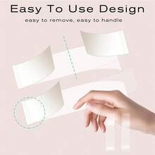 Cinta adhesiva de doble cara para levantar el busto para vestidos de novia de mujer, cinta invisible para ropa y disfraces, cinta de tela amigable con la piel para senos pequeños, cinta para dobladillos para todos los tonos de piel, resistente a la exposición a la luz, cinta de soporte invisible para ropa interior, refrigerante para verano, playa, viajes