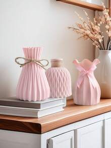 1 Modern Home Decoration Vase Desktop Flower Arrangement Plastic Vase Resistant To Fall And Collision For Decorating Rooms, Bedrooms, Living Rooms, Balconies, Restaurants, Kitchens, Holiday Party Decorations Room Decor Flower Vase Glass Vase