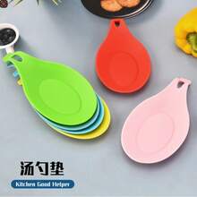 Heat Resistant Silicone Spoon Rest - Non-Slip Kitchen Spoon & Fork Mat, Available In Multiple Colors, Kitchen Utensils - Multicolor - View 4