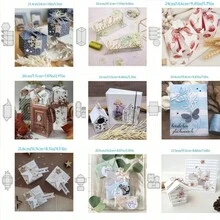 2025 New Arrival 3D Folding Envelope Gift Box Metal Cutting Dies For DIY Scrapbooking Card Making Stencils Photo Albums - Silver - View 2