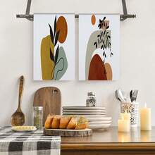 Set de 2/4 piezas de toallas de cocina de colores apagados - Doble cara de terciopelo súper absorbente, paños de cocina absorbentes, apropiados para cocinar, hornear y limpiar - Opción perfecta de decoración para el hogar, 15.75 pulgadas * 23.62 pulgadas / 40 cm * 60 cm