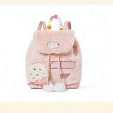 Furry Backpack Autumn And Winter New Cute Ins Girl Student Schoolbag Versatile Plush Backpack - White - View 4