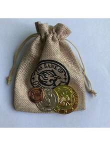 3枚周边纪念币生日礼物巫师银行收藏币套装-魔法学校主题纪念币，适合收藏圣诞节、圣诞礼物、新年礼物及粉丝毕业季 - 彩色 - 查看 3