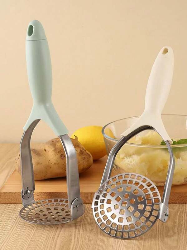 1 Stück Kartoffelpresse aus Edelstahl für den Hausgebrauch, Kartoffelpresse, Küchen Utility Tool, Kartoffelpresse für Süßkartoffeln und Yamswurzeln, für die Outdoor-Küche, Kochgeschirr