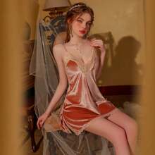 Bathrobe Summer Wedding Home Bathroom Decor - Rose Gold/M - View 9