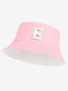 1 件女式 26 个字母渔夫帽，个性化时尚百搭休闲防晒帽，适合春夏日常穿着，户外搭配，很棒的礼物