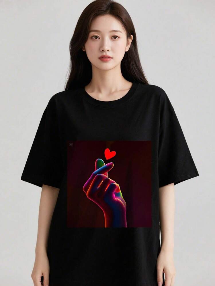 Women T-Shirts - Black - View 1