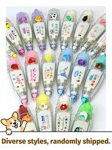 1 件装趣味卡通浮雕印章 - 色彩鲜艳，趣味易用 - 非常适合 DIY 手工艺品、剪贴簿和派对用品（随机款式）