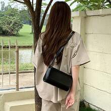 New Korean-Inspired Minimalist Square Bag, Versatile Shoulder Bag, Underarm Bag, And Crossbody Bag With Fine Craftsmanship, Minimalist Design, And Premium Quality - White - View 4