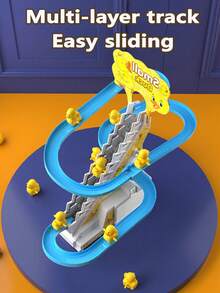 3-6 Years Old Kids Interactive Climbing Duck Toy - Electric Track, Educational Toy With Music And Lights, Ideal Birthday Gift - Multicolor - View 5