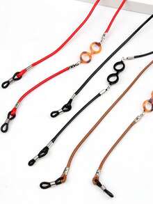 1 件独特的小眼镜链设计，轻巧多功能，防丢失眼镜链 - 彩色 - 查看 6