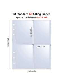 A5 PU 皮革相册活页夹，带 25 个内部胶片袋，照片卡活页夹，用于回忆和整理照片 - 适用于迷你电影、家庭、周年纪念、毕业典礼、婚礼、母亲节礼物相册活页夹 - 彩色 - 查看 5