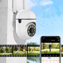 1 pezzo Telecamera di sicurezza interna HD 1080P, monitor per bambini/animali domestici con copertura a 360°, router Wi-Fi 2.4GHz, interfono a un clic, rilevamento intelligente del movimento, visione notturna a infrarossi