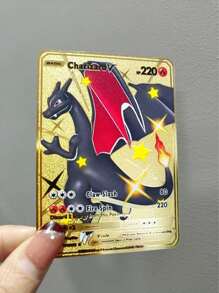 pokemon 55pcs/Box Rainbow Gold Silver Black English Cards Anime Pikachu Charizard Eevee Battle Game Collection Toys Gifts