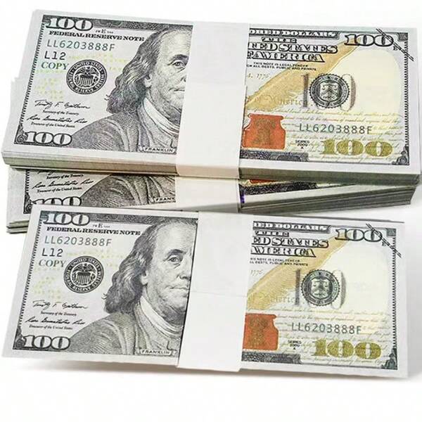 2025 New - 700pcs/Pack, 300pcs/Pack, 100pcs/Pack - Prop Fake Money - Realistic Prop Money - Fake Money Toy - Movie Prop - Collectible Commemorative Money - Party Supplies - Bar & Club Celebration Prop - Game Prop - Board Game Chip Prop - Birthday Gift - Christmas Gift - Halloween Gift - Perfect Gift - Gifts - Toys