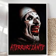 1PC Classic Movie Art The Clown Poster Sticker Coffee House Bar Home Decor Figures Home Decoration Painting Wall Art Bedroom Cartoons Decor Wallpaper Wall Bedroom Decoration - Frameless - Multicolor - View 18