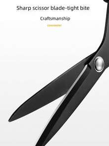 1 件 8-12 英寸盒装缝纫/布料剪刀，家用手动不锈钢高温发黑工艺