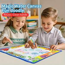 Lienzo para pintura de agua con dinosaurio de dibujos animados de 80cm*60cm, inspiradora del potencial artístico, cultiva el enfoque y la perseverancia, expande el pensamiento y la creatividad, mejor regalo para fiestas