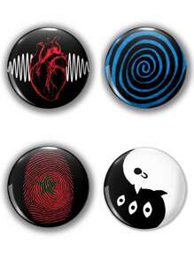 Cute Pattern Button Badges, Student Backpack Pins, Canvas Bag Decorative Badges, Fun Gifts, Suitable For Gifting To Friends, Teachers, Parents, Cousins