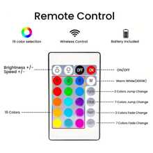 1/2pcs, Rgb Led Light Strip, Colorful Horizontal/Vertical Strip Lights With Base, Bedroom Ambient Light Can Connect To Any 5v Usb Power Supply With Remote Control