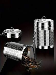 1pc Tea Infuser For Loose Tea, 304 Stainless Steel Tea Diffuser Filter With Chain Hook, Ultra Fine Mesh Tea Infuser For Teapots, Mugs, Water Bottles, Coffee, Spices And Condiments. Back To School