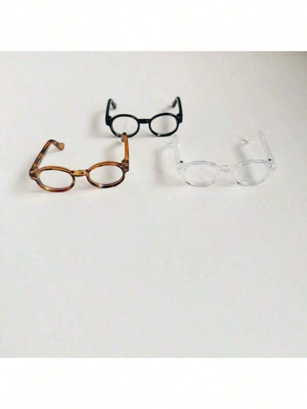 1pc Plastic Macaron Figurine Eyeglasses (Glasses Only)
