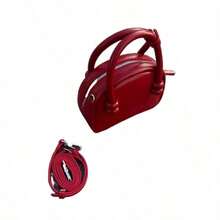 Small Handbag New Style High Quality Simple Cute Shoulder Bag Red Wedding Bag - Red - View 5
