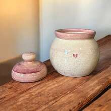 1.1 Litre Ball Jar For Food Storage - Rosa Pálido - Ver 5