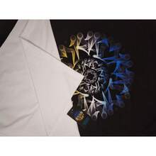 camisa blanca de otaku  Casual-Básico  Deportes al aire libre - Estilo fútbol  Halloween  Dibujos animados  Primavera/Verano  Oversized  Hombros Exagerados    Día del Padre - Blanco - Ver 7
