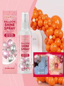 DOWMOO Agent éclaircissant pour ballons, agent antioxydant pour décoration de latex, agent protecteur éclaircissant pour mariage, agent de polissage pour célébration, finition mate anti-buée verrouillant la couleur jusqu'à un fini miroir, mise à niveau instantanée d'un lieu de fête haut de gamme