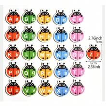 A Colorful Box With 52pcs Ladybug Letter Matching, Helping Ladybugs Find Their "Other Half", Decompression Game, Insect Letter Recognition Matching, Suitable For Christmas, Spring, Valentine's Day, Easter Gifts!
