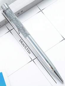 Personalized Engraved Glitter Pen, Custom Flow Sand Ballpoint Pen, Female Stationery Gift, Office Accessories, Writing Tool.Return To School,For School Supplies,Back To School,Office & School Supplies,Xmas Decoration,Smooth Writing Pen