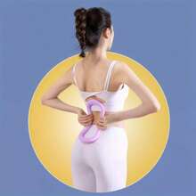 2pcs Gym Yoga Stretch Ring Open Shoulder Magic Circle Pilates Exercise Ring Back Stretcher Assistance Fitness Equipment