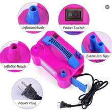 1pc Electric Balloon Air Cushion Pump Tool, Portable Automatic Inflation Machine, Double Hole Inflation Machine, Inflation Machine, Inflation Machine, Inflation Pump, Inflation Machine - US A Type Plug(110-127V) - View 11