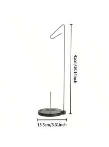 Durable Sewing Machine Spindle Holder With Plastic Base - Adjustable Tension Knobs For Domestic And Industrial Use, Easy To Use Thread Holder In Black/White, Efficient Sewing Settings | Practical Sewing Tools | Durable Sewing Supports, Sewing Machine Accessories