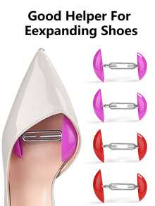 1 Pair Of Adjustable Shoe Stretchers, Shaping And Width Extenders For Men's And Women's Shoes And Boots, In-Shoe Supports, Suitable For Shoes And Boots, High Heels - Multicolor - View 2