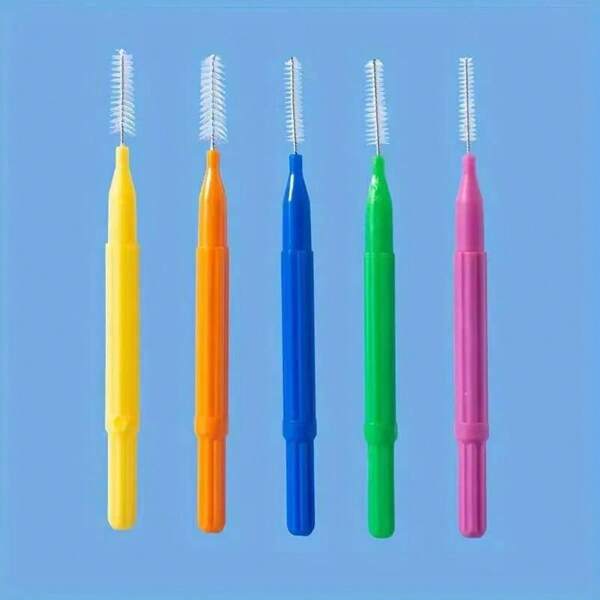 10 stuks interdentale ragers, mondhygiënische interdentale reiniger, vlekverwijdering, orthodontische gebitsreiniging, gedetailleerde gebitsverzorging