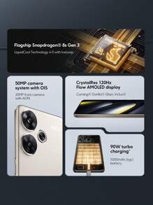 Xiaomi POCO F6 5G Global Version Smartphone Snapdragon 8s Gen 3 Processor 6.67" CrystalRes 1.5K 120Hz Flow AMOLED DotDisplay 50MP Main Camera With OIS 90W Turbo Charging 5000mAh Battery