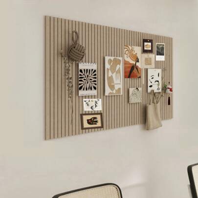 1 st. borrfri vertikal rektangulär modern tygram väggmonterad filttavla för fotovägg, anslagstavla, anslagstavla, gör-det-själv-pyssel - avtagbar, med mjuk korktavla och anslagstavla, för väggdekor, rumsdekor, festfotodisplay, överraskningsmeddelanden, väggförvaring i sovrum, arbetsrum, vardagsrum, kontor, klassrum, studentrum