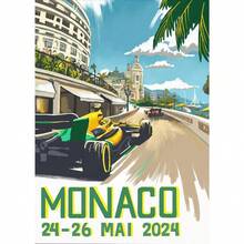 1PC National Landscape Architecture Racing Competition Posters Prints Canvas Painting Pictures Home Living Room Decor Gift Wall Arts Optional Frame ,Wall Art With Frame - Multicolor - View 40