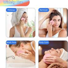 12 Stücke/Pack komprimierte Gesichtsreinigungspads aus Zellulose, weich & ausdehnbar bei Befeuchtung, 5 Farben erhältlich, geeignet für alle Hauttypen, unverzichtbar für Beauty-Profis