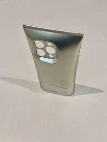 Creative Stylized Facial Cleanser Shape 3D Protective Phone Case Compatible With Apple 16 ProMax, High-End Soft Cover Compatible With IPhone 15, 14, 13, 12, 11, Anti-Fall, Solid Color - Silver - View 4