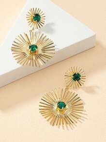 1 Paar sommerliche, einzigartige Sonnenblumen-Hängeohrringe, hochwertiges Design Schmuck