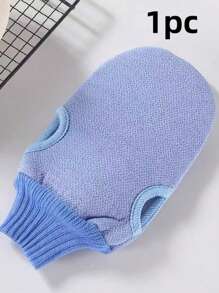2 Pieces Of Exfoliating Body Scrub Gloves, Dead Skin Removal Gloves, Double-Sided Body Cleansing Tools For SPA Foam Massage, Exfoliating Towel, Reusable Gloves, Suitable For Spa, Massage And Body Scrub, Body Scrub, Remove Dead Skin And Facial Massager, Green, Pink And Blue, Bag, Organizer, Storage.
