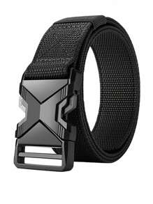 1pc New Tactical Waist Belt, Quick Release Casual And Practical Belt, Multi-Functional Nylon Waist Belt For Outdoor Climbing & Training