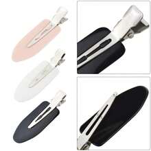 24pcs No Bend Hair Clips Pin Curl No Crease Clips Hair Clips Hair Style, Bangs, Finger Wave, Makeup Application, Hairdressing, Hair Clips, Hair Clip Styling Clips Hair Salon Black Pink White - 黑色 - 查看 3