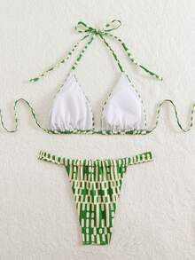 Conjunto de bikini sexy y de moda para la playa de verano