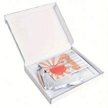 1-Piece Dog, Cat, And Pet Paw Print Souvenir Set And Photo Frame Souvenir - Premium Wooden Photo Frame, Paw Print Clay Mold, And Additional Template, Gift Souvenir (Random Color)